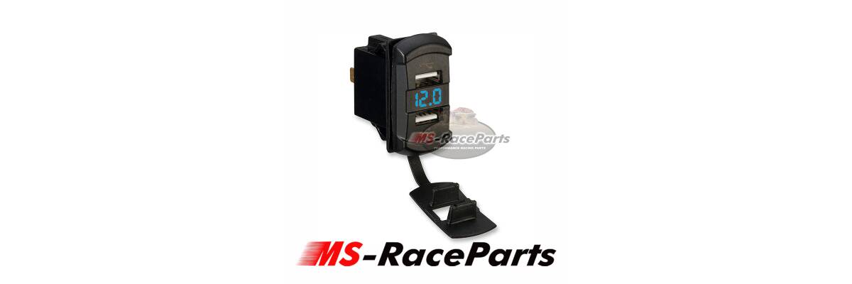 USB Ladebuchse Voltmeter Steckkontakt - USB Ladedose Maverick | USB Ladebuchse Polaris | USB Ladebuchse Voltmeter