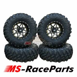 Can Am Maverick X3 32x10-15 Maxxis Carnivore auf Tornado Felgen komplett