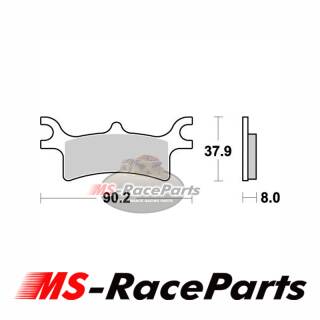 Motomaster Sintermetall Bremsbeläge Polaris Sportsman 570 Forest 2014-2015 HA Hinterachse