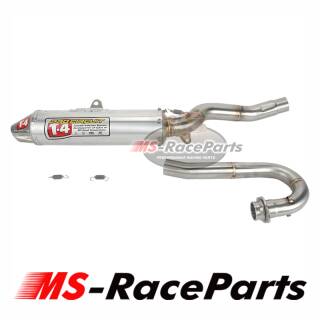 Pro Circuit Sportauspuff Kawasaki KFX 450 R (08-13) Exhaust Full System T-4 Edelstahl Aluminium