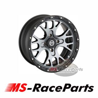 14x7 Alufelge für Polaris alle Modelle Satin/Grau