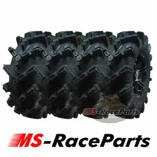 30x10-14 Cryptid Radsatz Can Am Renegade Felgen inkl. Radmuttern 14x8 VA & 14x8 HA