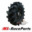 30x10-14 Cryptid Radsatz Can Am Renegade Felgen inkl. Radmuttern 14x8 VA & 14x8 HA