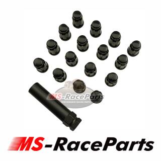 Radmuttern schwarz für RZR 1000 16 St. 12 x 1,5 Ranger, RZR 900 ab 16-