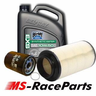 Ölwechsel Sportsman 1000 Bel-Ray 10W50 synthetisches Motoröl (15,47Euro/L) 10W-50 4 Liter mit Luftfilter
