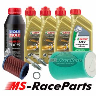 Ölwechsel Can Am Renegade & Outlander (21,50Euro/L) Motoröl Motorenöl Wartungspaket mit Zündkerzen & Luftfilter G1 (nicht R-Modelle)