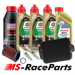 Ölwechsel Can Am Renegade & Outlander (15,77Euro/L) Motoröl Motorenöl Wartungspaket mit Zündkerzen & Luftfilter G2 (nur R-Modelle)