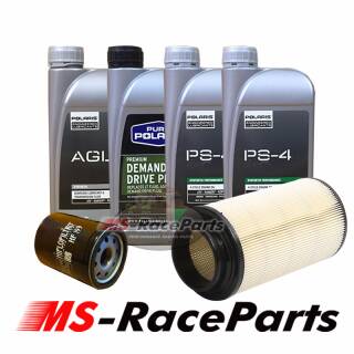 Ölwechsel Polaris Sportsman XP 570 (24,64EUR/L) Bj. 14-25 mit Getriebe-, Differentialöl & Luftfilter