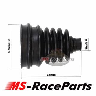 Achsmanschette nach Größe Antriebswellenmanschette Achswellenmanschette CV Boot by size 62 x 18 x 80