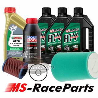 Ölwechsel Can Am Renegade & Outlander Maxima 10W40 (16,90Euro/L) Motoröl Motorenöl mit Getriebe-, Diff.-Öl & Luftfilter G1 Modelle