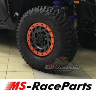 15 Zoll Beadlock Alufelgen mit 32x10-15 ITP Coyote Reifen Can Am Maverick X3  Kompletträder 4 St. Radsatz