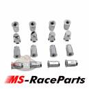 DWT flache Radmuttern 3/8 Zoll 16 Stück Flat Lug Nut
