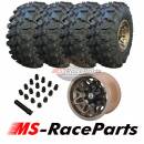 30x10-14 Carnivore Radsatz Polaris RZR 1000 Bj. 14-24...