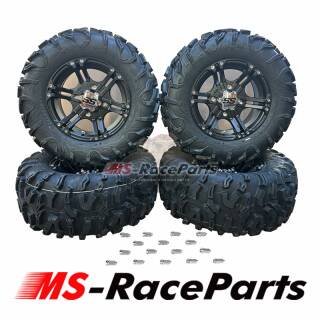 26x9 / 26x11-14 Bighorn 3,0 Radsatz Polaris Sportsman & Scrambler Felgen inkl. Radmuttern OFFROAD