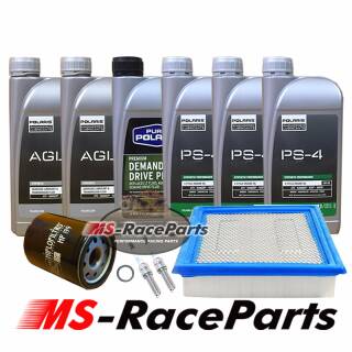 Ölwechsel Polaris RZR 900 XP (23,20EUR/L) Bj. 11-14 Service Kit Wartungspaket Motoröl mit Getriebe-, Differentialöl, Luftfilter & Zündkerze