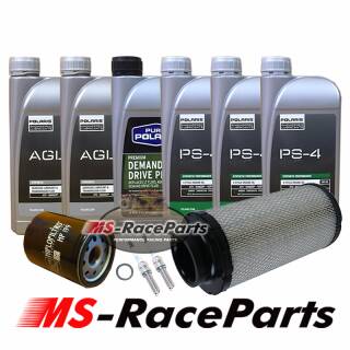 Ölwechsel Polaris RZR 1000 XP (23,20EUR/L) Bj. 14-22 Service Kit Wartungspaket Motoröl mit Getriebe-, Differentialöl, Luftfilter & Zündkerze