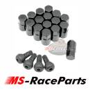Radmuttern 12x1,5 16 Stück Lug Nut Moose Racing...