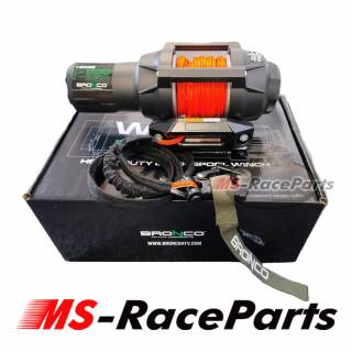 Schnelllauf Seilwinde 3500 mit Synthetikseil 12 Volt 1581 kg Zugkraft HDQS winch synthetic line