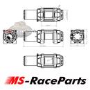 Schnelllauf Seilwinde 3500 mit Synthetikseil 12 Volt 1581 kg Zugkraft HDQS winch synthetic line