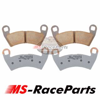 Bremsbeläge Polaris General 1000 Bj. 2016-26 DP Sintermetall Bremsbelag Vorderachse Hinterachse