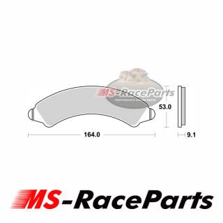 Bremsbeläge Polaris RZR PRO R Bj. 2022-2026 Vorderachse 977RSI Hinterachse 978RS