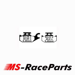Bremsbeläge Bombardier & Can Am eine Seite der Hinterachse alle Modelle Maverick 1000 R XRS / XXC / XMR links