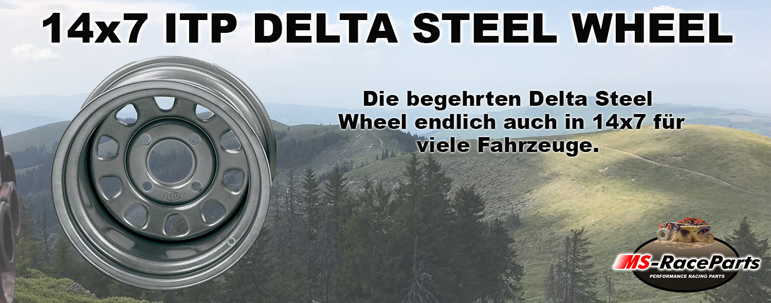 ITP Delta Steel Wheel 14x7 Stahlfelgen ATV